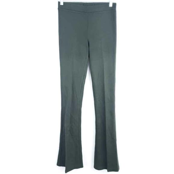 Lynn Ritchie Ponte Pants XS Bootcut Green, Stretchy, Elastic Waist Career Pant - Picture 1 of 4